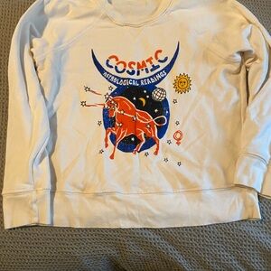 MOTHER Cream Sweatshirt